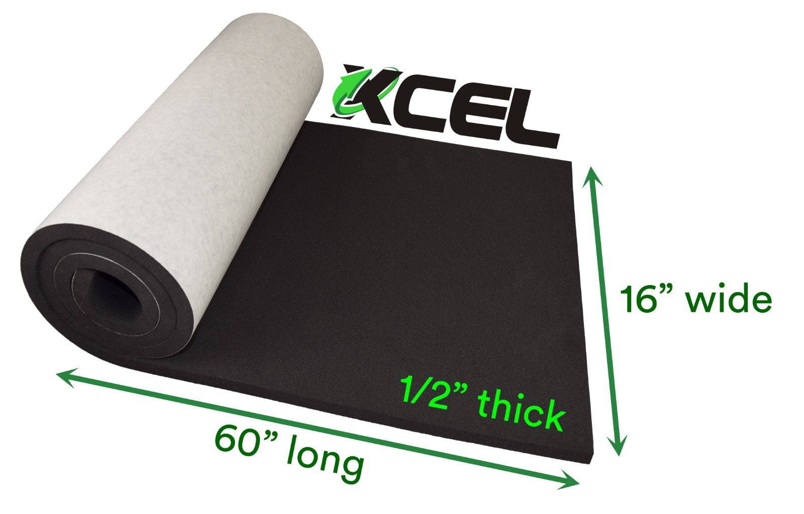 USA Sealing Inc Neoprene Foam Roll No Adhesive - 3/16 Thick x 36 Wide x 30 ft. Long ZUSANSR-321