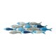 thumbnail image 1 of Decoración de pared con peces, decoración del hogar, madera mediterránea decorativa, artesanía elegante y creativa. 665 cm x 16 cm, 1 of 9