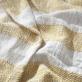 thumbnail image 3 of Brielle Home Lara Striped Cotton Throw Blanket, 3 of 4