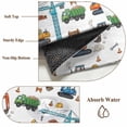 thumbnail image 6 of Cartoon Construction Vehicle Round Area Rug 3Ft Washable Small Circle Rugs for Kitchen Entryway, Modern Excavator Crane Non-Slip Carpet Floor Mats Indoor Outdoor Carpet Runner Aesthetic Home Decor, 6 of 8