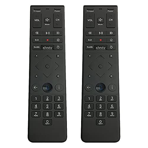 (2 Pack) Xfinity Comcast XR15 Télécommande de Commande Vocale pour X1 Xi6 Xi5 XG2 (Rétroéclairage)