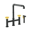 thumbnail image 2 of Avallon Pro Kitchen Faucet in Matte Black & Yellow, 2 of 12