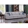 thumbnail image 2 of Cooper Collection: Stylish 4-Seater Sofa with Cupholders & Trendy Throw Pillows, 2 of 3
