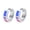Bisexual, variant on Rainbow LGBT Pride Earrings Stainless Steel Rainbow Huggie Ear Studs for Women Gay Lesbian LGBTQ Pride Earrings Jewelry Silver