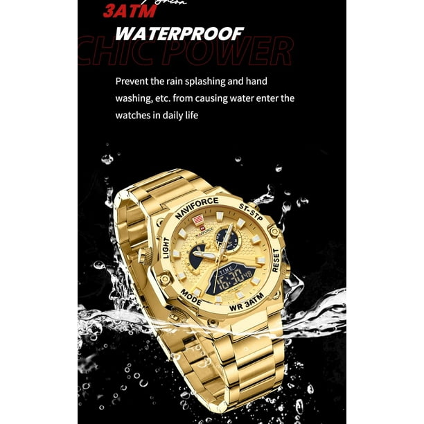Dual analog and digital watches best sale