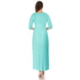 thumbnail image 5 of SR Women's Casual Wrap Floor Length Maxi Dress, 5X, Peppermint, 5 of 5