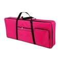 thumbnail image 1 of HILABEE 61 Key Keyboard Case Handbag Padded Backpack Electric Piano Keyboard Gig Bag Rose Red, 1 of 9