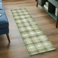 thumbnail image 5 of Sage Green Plaid Kitchen Runner Rug 2x6 Washable Runners for Hallway Non Slip Modern Art Checkered Farmhouse Large Area Rug Indoor Floor Carpet for Bathroom Laundry Entryway Bedroom Living Room, 5 of 8