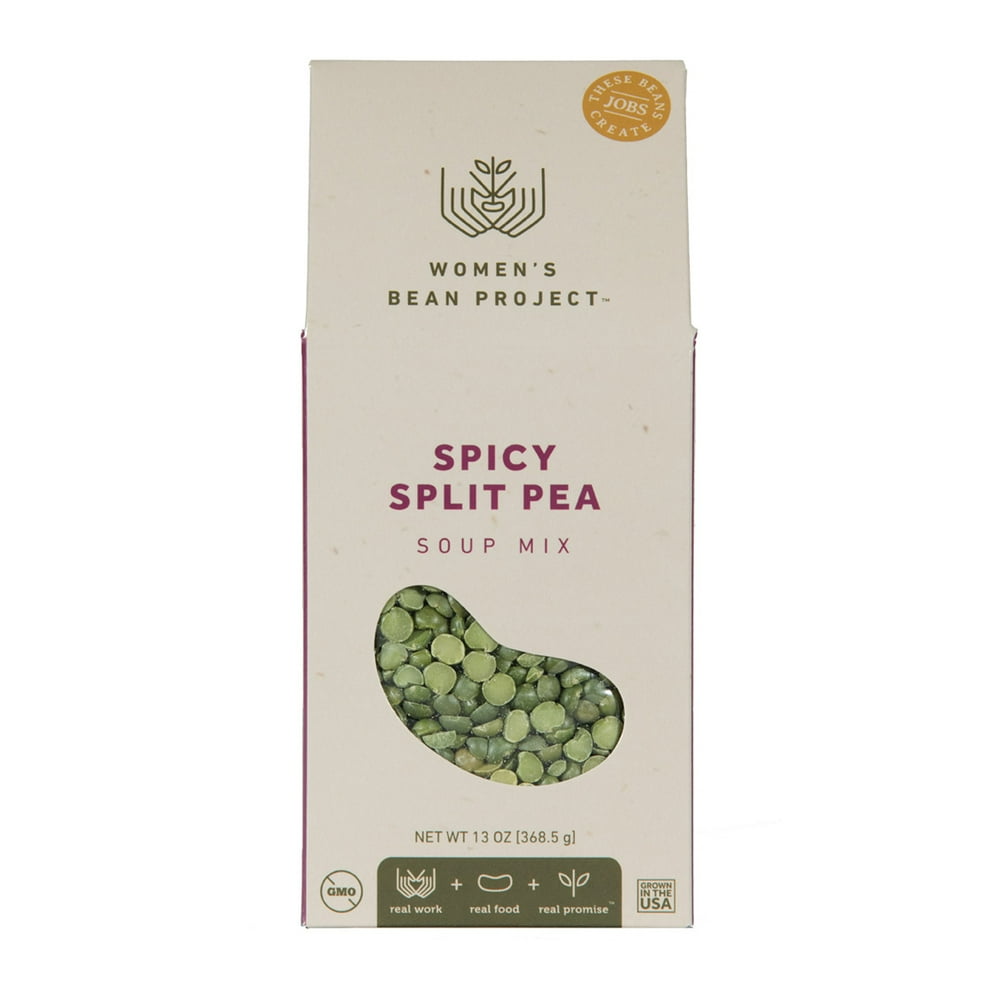 Women's Bean Project Spicy Split Pea Soup Mix with Seasoning Packet, 13