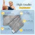 thumbnail image 5 of UNCN 1-Pack 17''×5'' Microwave Heat Pad with Washable Cover for Muscle Pain Relief & Relaxation, Gray, 5 of 6