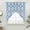 Blue, variant on Blue Daisy Swag Curtains for Kitchen/Bedroom/Living Room, Spring Floral Elegant Pastoral Botanical Scalloped Curtains 63 Inch Long, Window Swag Topper Curtains Valances 2 Panels Set 36"x63"