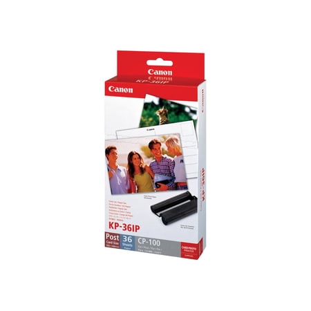 canon kp-36ip ink cartridge - combo pack - color/paper