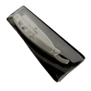 Classic Samurai CS-102 Stainless Steel Professional Barber Straight Edge Razor with 100 Derby Single Edge Razor Blades