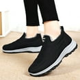 thumbnail image 2 of Chenyee Warm Boots for Women Warm Fleece Lined Slip On Ankle Snow Booties Comfortable Water-proof Work Shoes, 2 of 5