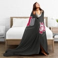 thumbnail image 5 of Indiana Wesleyan University Logo Fleece Blanket, Very Soft Microfiber Flannel Blanket for Couch Warm and Cozy for All Seasons, 5 of 8