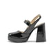 thumbnail image 5 of Zapatilla Para Mujer Elegante Graduación Vestir Charol Negro negro 22, 5 of 7