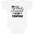 thumbnail image 3 of Inktastic My Best Friend is My Pawpaw with Hearts Boys or Girls Baby Bodysuit, 3 of 5