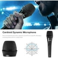 thumbnail image 5 of FanFun Unidirectional Dynamic Microphone for Karaoke Singing, Professional Handheld Karaoke Microphone, Wired Mic for Singing, Speech, 5 of 9
