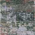 thumbnail image 1 of Ahgly Company Indoor Square Mid-Century Modern Black Oriental Area Rugs, 4' Square, 1 of 6