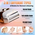 thumbnail image 5 of PRITECH Electric Razor for Women, Cordless Electric Shavers, Wet & Dry Waterproof Lady Razors for Legs, Arms, Underarms, Bikini (Gold), 5 of 7