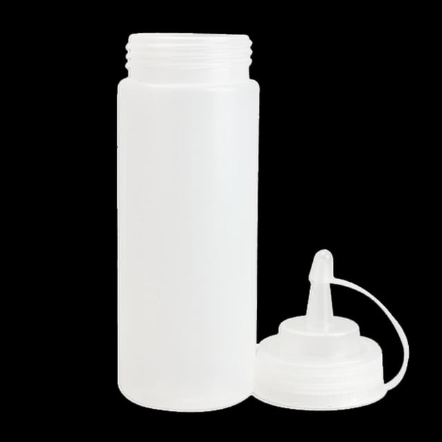 Dispensador de botellas de plástico para cocina, 6 uds., 24 onzas, para aceite de vinagre de salsa Likrtyny Batería de cocina