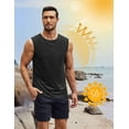 thumbnail image 4 of COOFANDY Men's Quick Dry Swim Tank Top Running Sleeveless Workout Athletic Gym Sports Tank Summer Beach Polyester Tee Shirts, 4 of 6
