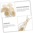 thumbnail image 3 of VOSAREA 3sets Fireless Aroma Dried Flower Cane Diffuser Replacement Sticks for Essential Oil Diffusers, 3 of 8