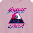 thumbnail image 3 of Disney Villains - Cruella Savage - Women's Racerback Tank Top, 3 of 5
