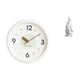 thumbnail image 1 of Reloj de pared decorativo moderno con números y mecanismo silencioso, con escultura de pingüino de resina, ideal para el hogar, la oficina y e, 1 of 8