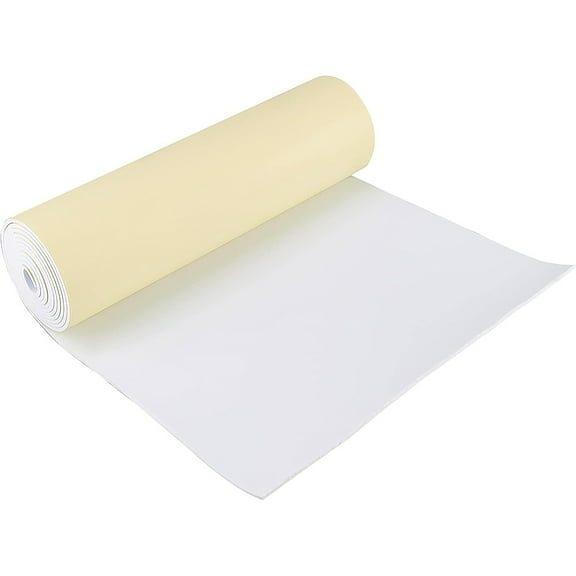 78.7x12 inch White Self-Adhesive EVA Foam Roll 3mm Thick Sticky Upholstery Foam Sheets for Scrapbooking Crafts Cosplay Model Cushion Furniture Gap