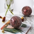 thumbnail image 6 of WHOLE HOUSEWARES | Decorative Balls | Set of 3 Glass Mosaic Orbs for Bowls | 4" Diameter, 6 of 8