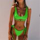 thumbnail image 1 of WILLBEST Traje de Baño Natacion Mujer Traje de Baño de Moda para Mujer Traje de Baño Dividido Color Sólido Cuidado Traje de Baño con Cinta, 1 of 4