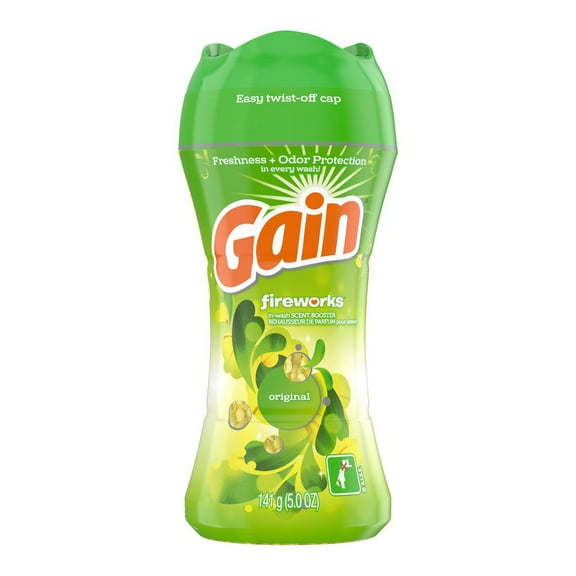 Gain In-Wash Laundry Scent Booster Beads, Fresh Extender Odor Protection - Original Scent - 5 oz (Pack of 1)