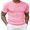 Pink, variant on COOFANDY Dress T Shirts for Men Short Sleeve Knit Shirts Crewneck T Shirt Casual Stylish