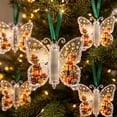 thumbnail image 4 of Christmas Cash Gift Butterfly Ornament, Money Holder for Rolled Bills, Hanging Christmas Tree Decoration, Festive Stocking Stuffer Keepsake for Holiday Gifting, 4 of 7
