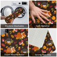 thumbnail image 3 of Rateoe Autumn Hedgehog and Fox Cute Pattern Flannel Door Mat Indoor Outdoor Entrance, Waterproof All-Weather Doormat,Fade Resistant, Low Profile Entryway Mat 16x24in, 3 of 7