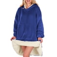 thumbnail image 2 of Sudadera Hoodie Shendy Vendy Unisex Capucha Afelpada Suave Azul Oscuro, 2 of 5