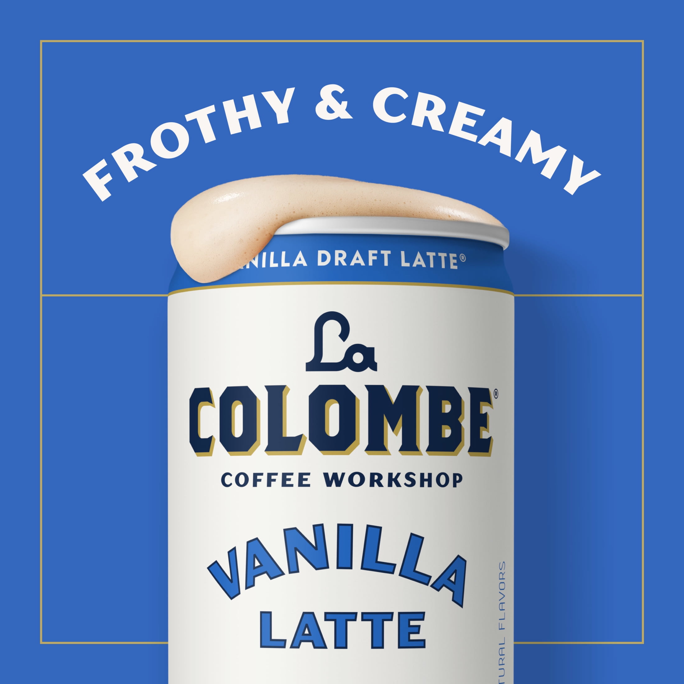 La Colombe Vanilla Draft Latte Cold Brew Ready-to-Drink Coffee, 11 fl oz, Can