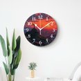 thumbnail image 4 of 16 Inch Wall Clock Battery Operated Silent Clock Decorative for Office, Kitchen, Outdoor, Living Room，February Valentines Day Holiday Multicolor, 4 of 4