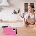 thumbnail image 3 of for Motorola Moto G73 5G Wallet Case for Women, Glitter Bling Diamond PU Leather Folio Cover with Card Slot Wrist Strap Built-in Kickstand Protective Case for Motorola Moto G73 5G Owl Pink, 3 of 16