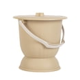 thumbnail image 3 of Urinario con escupidera y tapa, portátil, para cama, mesita de noche, con cubo para inodoro, 4,5 l, para mujer y hombre, para el hogar Amarillo, 3 of 8
