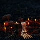 thumbnail image 5 of Portavelas De Halloween Decoraciones Góticas Para Fiestas Centro De Mesa De Resina Para El Salón Del Hogar, 5 of 5