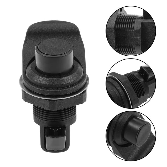 UPOUART 1Set Push Button Latch for Cupboard Drawer Lock with Press to Rotate 5.50X4.50X3.10in