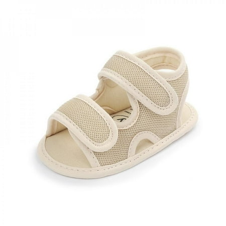 

Summer Baby Sandals Toddler Baby Girl Boy Summer Sandals Anti Slip Slippers Hollow Shoes Sneaker Beige L