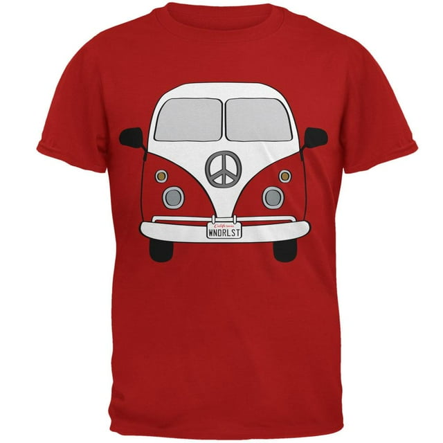 Halloween Travel Bus Costume Camper Wanderlust Mens T Shirt