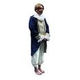 thumbnail image 2 of Adult Colonial Era Full Outfit Pants Jacket Vest Set Men's Hamilton Washington Halloween Costume, 2 of 4