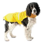 Angle View: Yellow Seattle Slicker Dog Raincoat