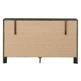 thumbnail image 3 of Contemporary Home Living 6-Drawer Wooden Bedroom Double Dresser - 58" - Gray, 3 of 5