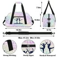 thumbnail image 2 of Qzjjjmy Dance Gymnastics Bag for Girls Duffle Bag Dance Travel and Gymnastics Tote Bag for Kids, 2 of 7