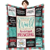 Principal Gifts for Women - Principal Appreciation Gifts - Best Principal Gifts - Gifts for Principal Appreciation - Principal Retirement Gift for Women - School Principals Day Gift Blanket 60" X 50"